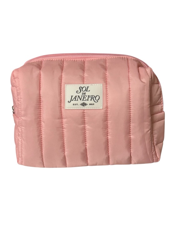 Sol de Janeiro Handbags - Sol de Janeiro Pink Quilted Travel Cosmetic Bag